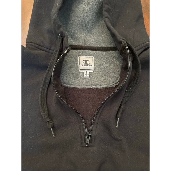 Champion Quarter Zip Hoodie S - Picture 4 of 4